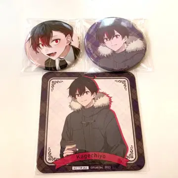 혼혈의 카레콜레 카게치요 캔뱃지 코스터