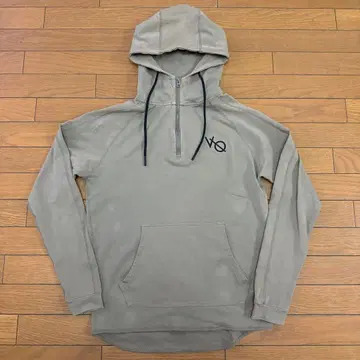 VANQUISH FITNESS 하프 지퍼 풀오버 후드티 L 사이즈