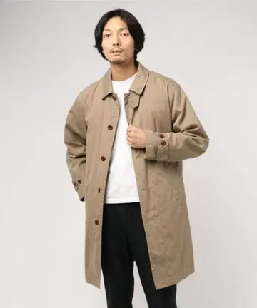 MHL 마가렛호웰 베이지 스텐카라 코트