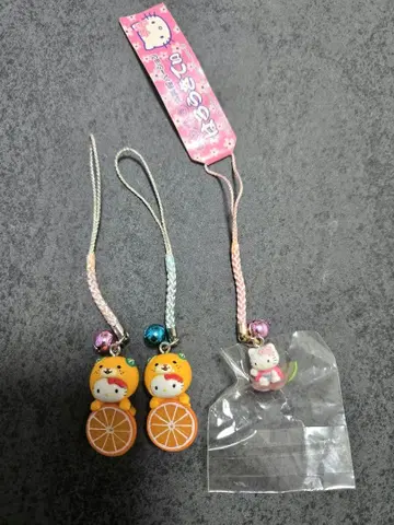 지역 한정 헬로키티 스트랩 3개 세트
