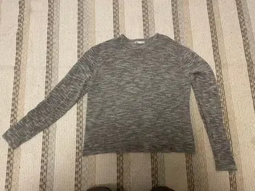 ZARA 그레이 긴팔 니트 스웨터 XL