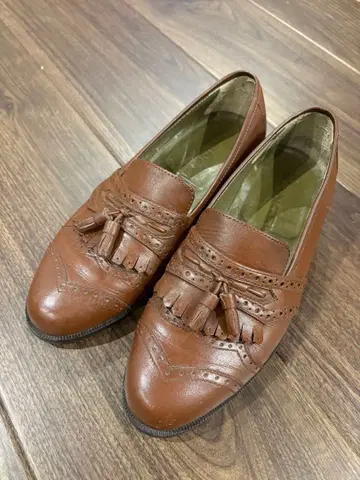 브라운 태슬 로퍼 24 1/2 EEE