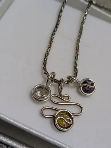 아일랜드 스피릿 순은 목걸이