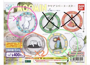 MOOMIN 클리어 코스터