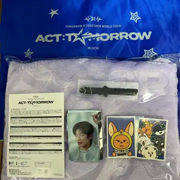 TXT 업그레이드 혜택 ACT: TOMORROW 아이치 반테린 돔 굿즈