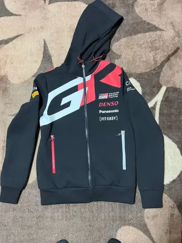 GR 풀 지퍼 후드티 XS 블랙