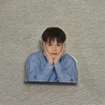 TREASURE 아사히 얼굴 클립 펜 네이비 캡슐 토이