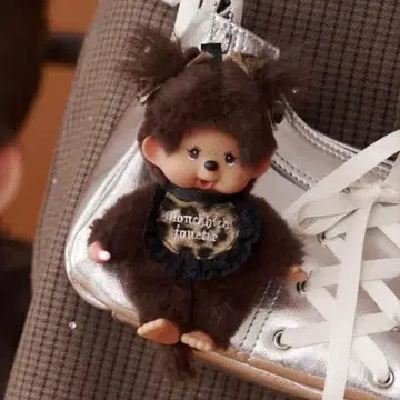 [ monchhichi x jouetie ] 레오파드 키체인 몽치치