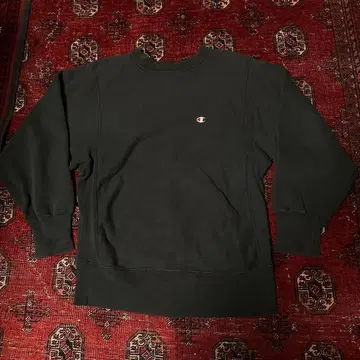 80s 챔피온 블랙 리버스 위브 맨투맨 M 표기 빈티지