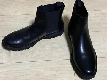 새상품 클락스 버윅 이지 블랙 가죽 26cm 사이드 고어 부츠