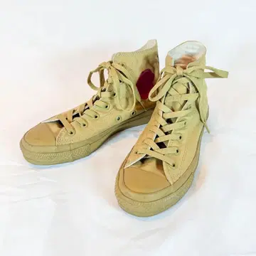 CONVERSE 컨버스 ALL STAR 하이컷 카키 4.5