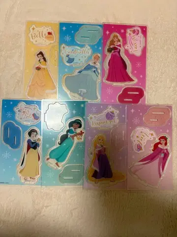 디즈니 프린세스 아크릴 스탠드 컴프