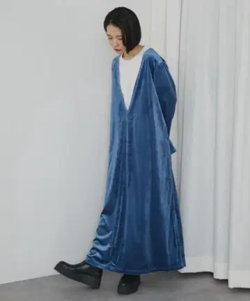 [duei] 2WAY 벨로아 롱 원피스