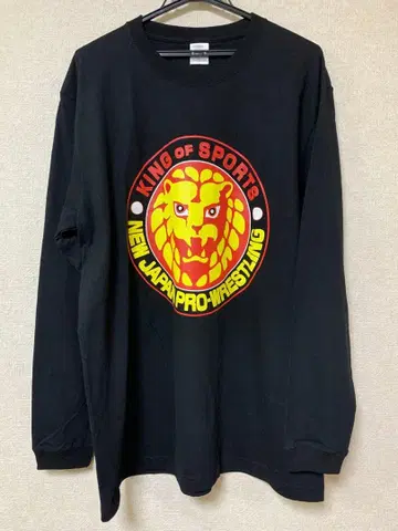 신일본 프로레슬링 NEW JAPAN PRO-WRESTLING 긴팔 티셔츠