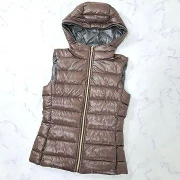 HERNO 헬노 리버서블 다운 베스트 후드 경량 여성용 40