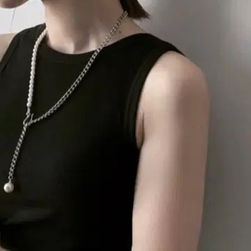 mallow ino 님 후크 펄 목걸이