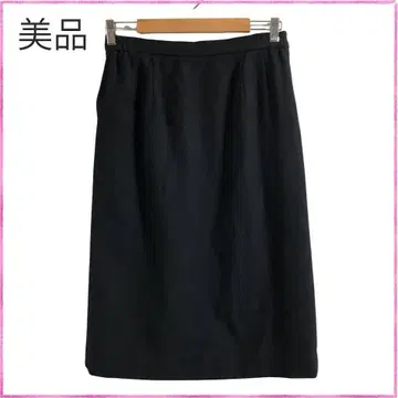 타이트 미디 스커트 펜슬 오피스 포멀 울 혼방 한국 y2k