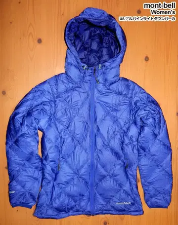 몽벨 US 알파인 라이트 다운 후드티 여성용 S
