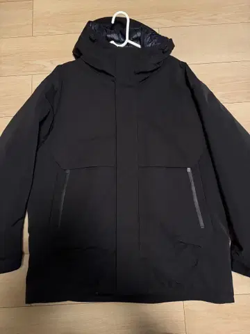 하이브리드 다운 오버사이즈 파카 +j