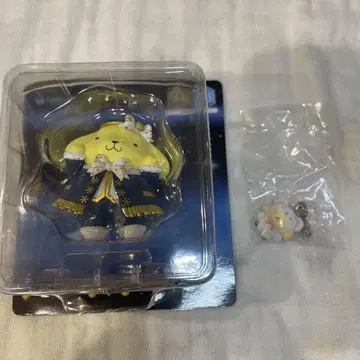 산리오 Happy 복권 메지루시 액세서리 복슬복슬 스노우 폼폼푸딩