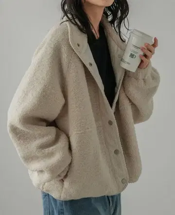 시착만 한 상품 보아 스탠드넥 자켓 아우터 이소재