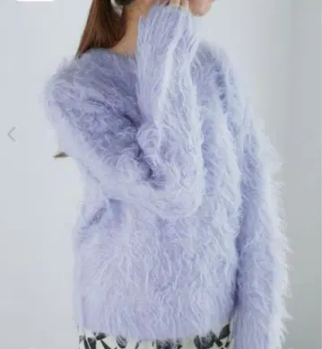 테치치 기모 샤기 니트