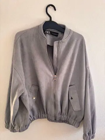 ZARA 그레이 봄버 자켓 S 사이즈