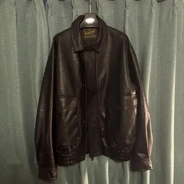 BEAMS HEART 다크 브라운 가죽 자켓 S