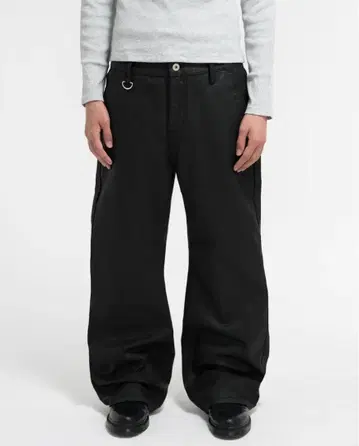 asapmode Stacked Oil Coating Pants S