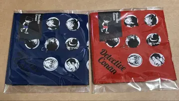 명탐정 코난 돗토리 한정 코난 탐정사 반다나 손수건 2종 세트