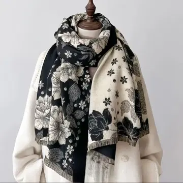 꽃무늬 스톨 숄 일본 의류 서양 의류