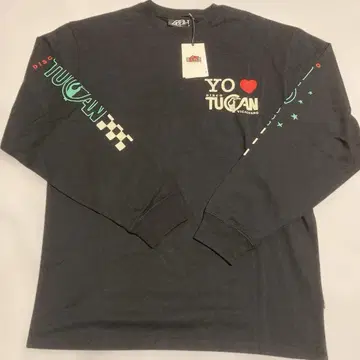 [ 미사용 새상품 ] GRMY 그라이미 롱T 백 프린트 블랙 스트릿