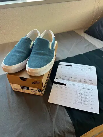 Vans x SSZ 슬립온 네이비 28cm