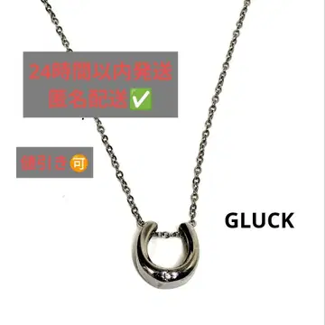 GLUCK Horseshoe Necklace 실버