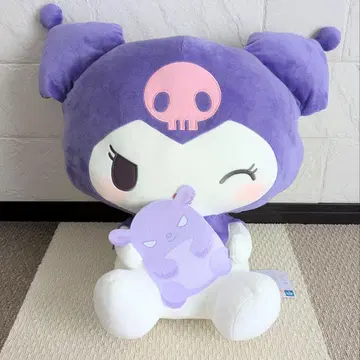 [ 택 포함 ] 쿠로미 초초 BIG 봉제 인형 ~바쿠 안아줘~ 산리오