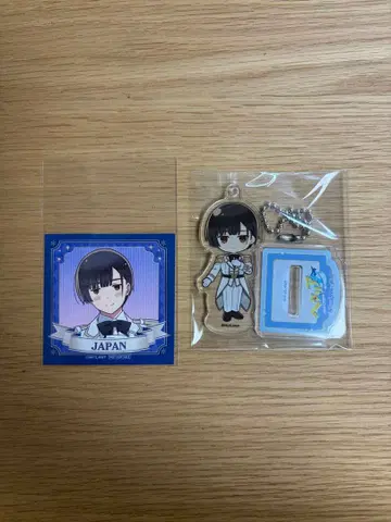 헤타리아 AMOCAFE 아크릴 스탠드 특전 스티커 일본