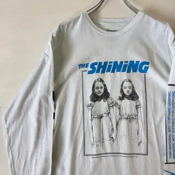 VANS 샤이닝 롱T셔츠 M 사이즈 무비T 구제 의류 화이트