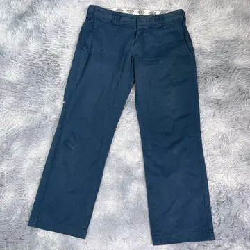 Dickies 치노 팬츠 네이비 약간 두꺼운 원단 남성용