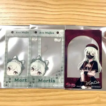 뱅드림 Ave Mujica 사진풍 클리어 카드 모티스 무츠키