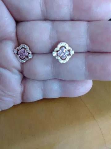 미사용 새상품 스와로브스키 스파클링 댄스 클로버 주얼리 세트