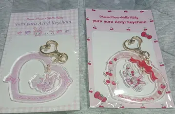 메조피아노 키티 팝업 흔들흔들 아크릴 키체인