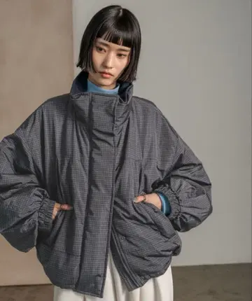 LOWRYS FARM 체크 몬스터 숏코트