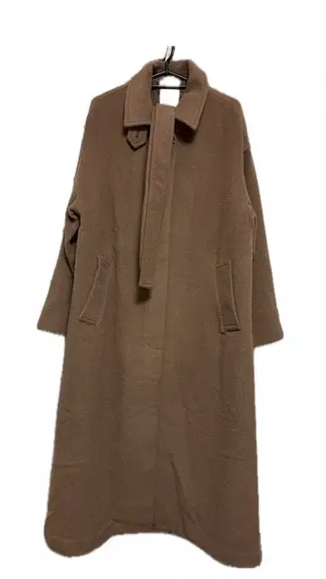 oriental traffic 울 브라운 롱 코트