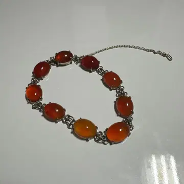 실버 925 마노 팔찌