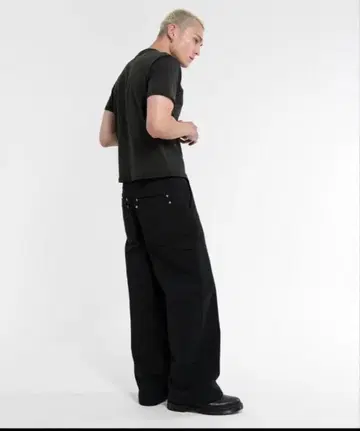 Asapmode Stacked Canvas 와이드 레그 팬츠 M