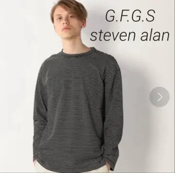 [ 새상품급 ] G.F.G.S Stevenalan 보더 롱 T