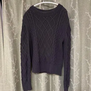 타미힐피거 W CABLE PETIT C- NK SWEATER