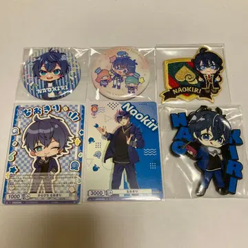 컬러풀 피치 나오키리 캔뱃지 와펜 러버 참 카드