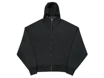 블랙 풀 집업 후드티