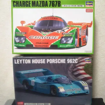 하세가와 1/24 차제 마쓰다 767B 레이튼 하우스 포르쉐 962C